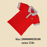 Футболка красного цвета для детей, мальчиков