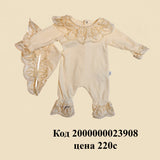 Комбинезон для новорожденной девочки, наряд для фотосъемки, комплект кружевных комбинезонов для девочки